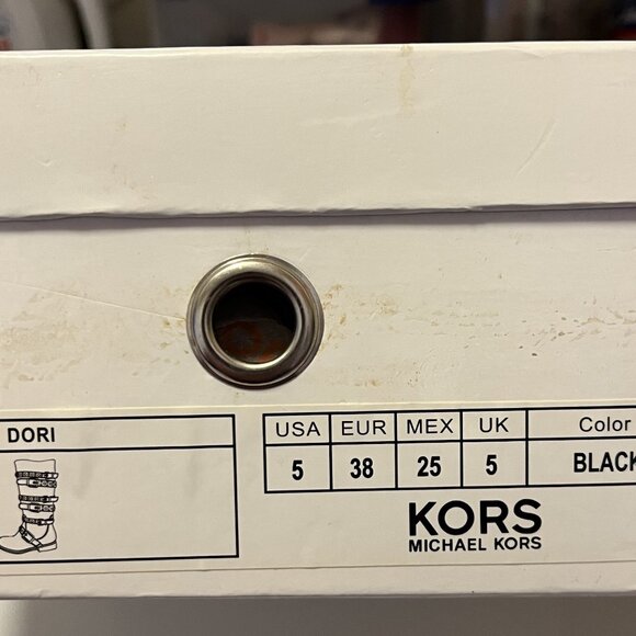 Michael Kors Black Tall Boots with Bling - Picture 7 of 7